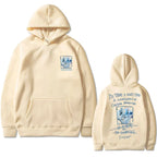 Radiohead "No Surprises" Album Print Oversized Hoodie | Streetwear