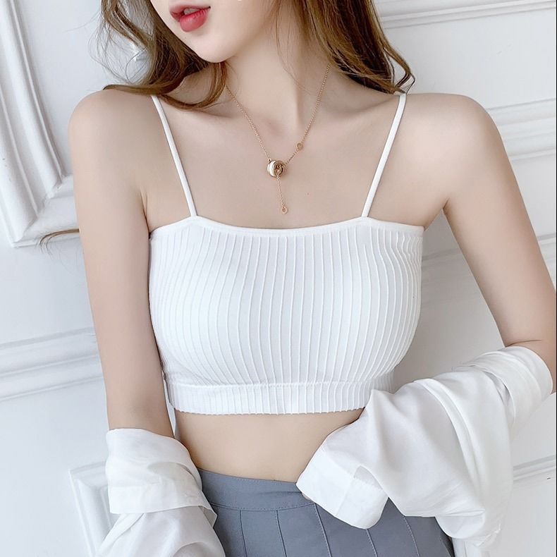 Trendy Women's Off-Shoulder Crop Top with Letter Straps