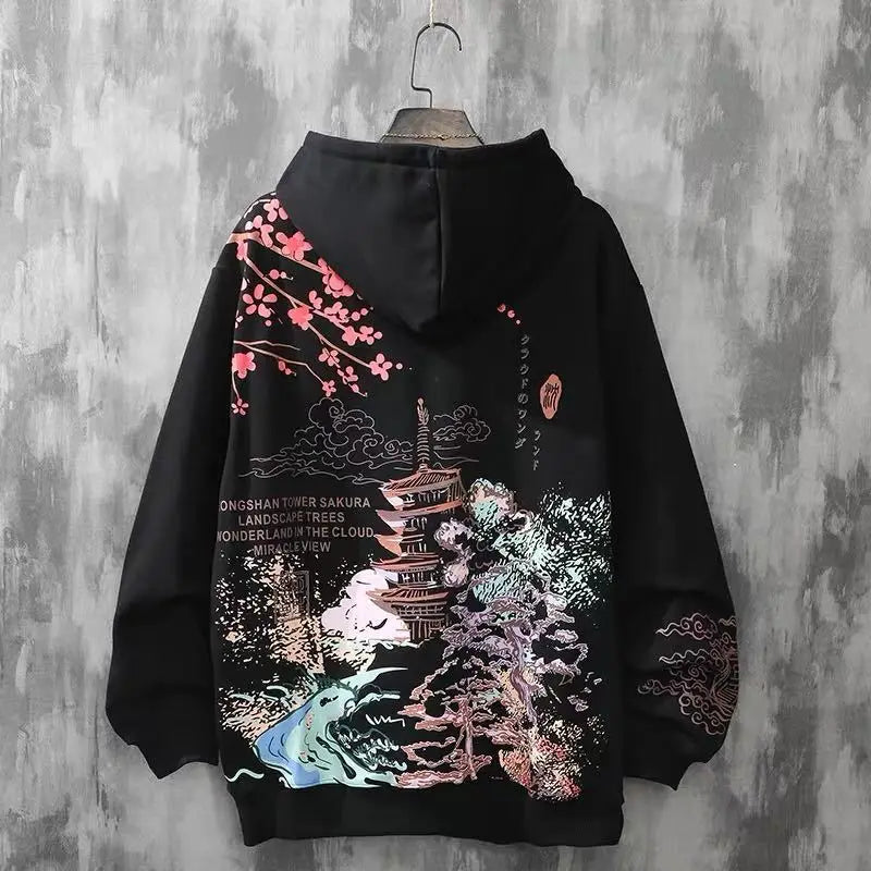 Men's Fleece Hoodie - Harajuku Style Streetwear Jacket | Streetwear