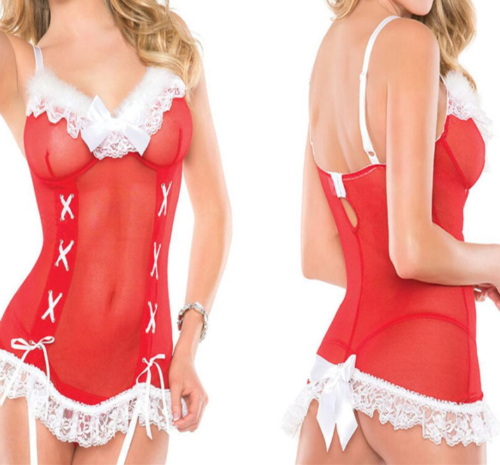 Summer Nightgown with Steel Support and Garters