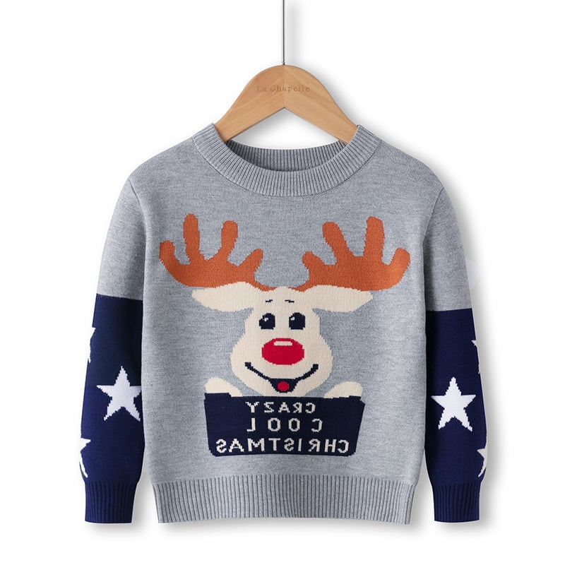 Cartoon Christmas Red Snowman Pullover Sweater | Streetwear