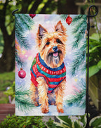 Australian Terrier Christmas Garden Flag