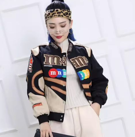 2024 Women's Cartoon Short Cotton Jacket (Single Piece)