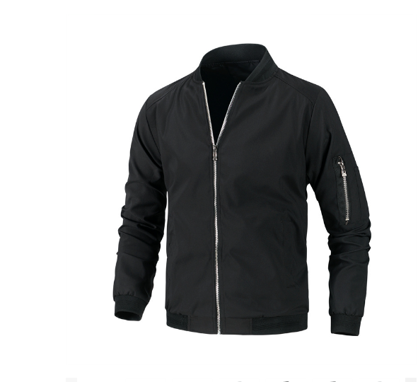 WOLFF Men's Bomber Jacket - Slim Fit Lightweight Coat
