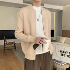 Minimalist Solid Color Sweater for Youth