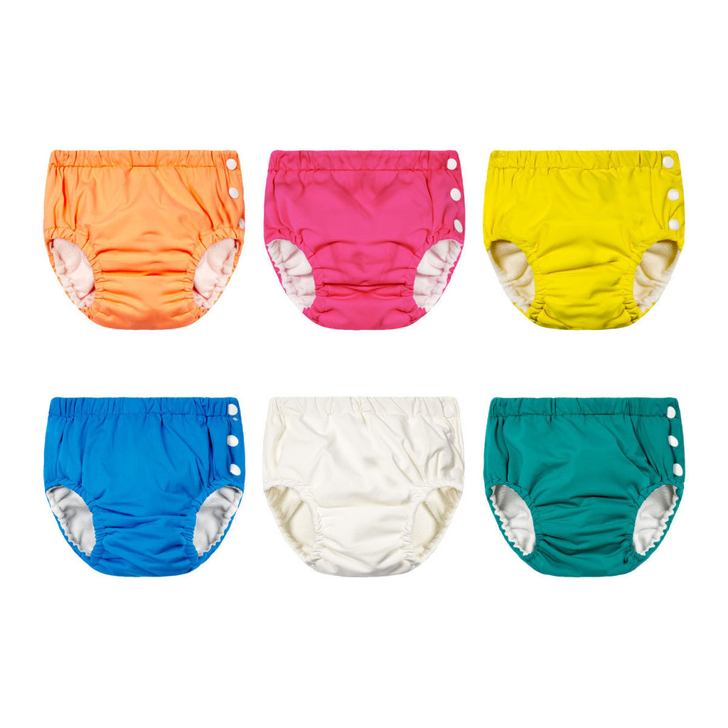 Washable Baby Swim Trunks with Pocket for Learning