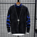 Men's High Neck Loose Fit Personalized Sweater