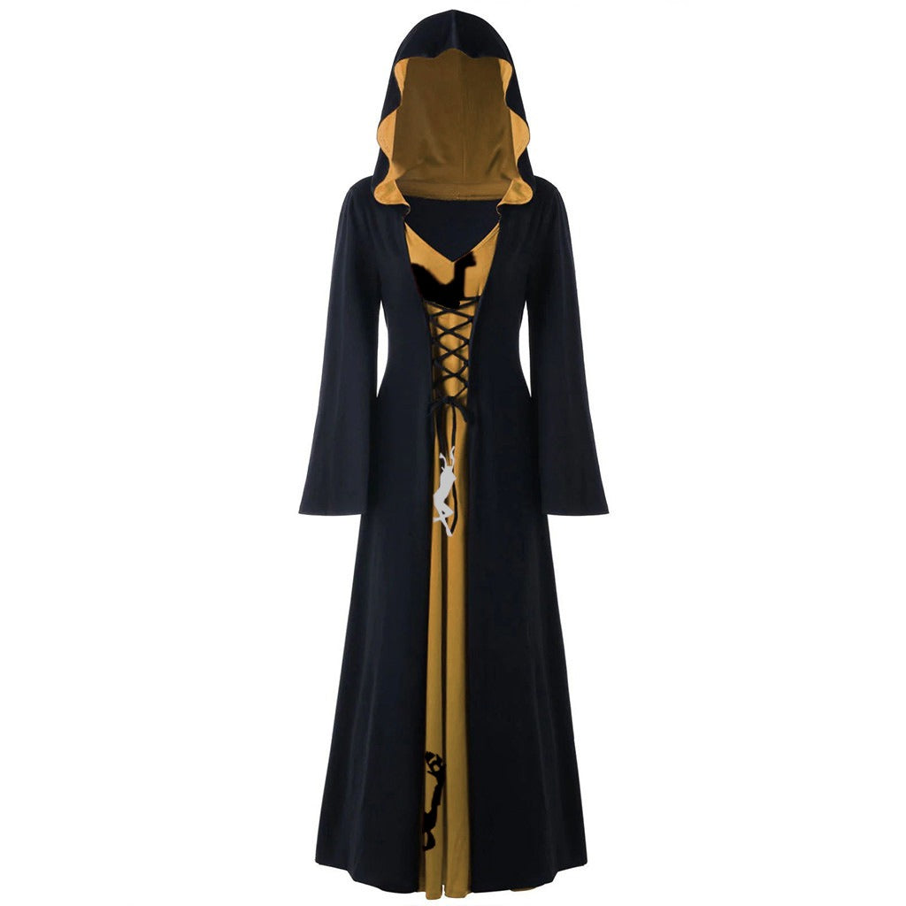 Women's Christmas Reindeer Hooded Dress
