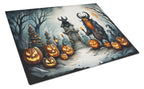 Krampus The Christmas Demon Spooky Halloween Glass Cutting Board