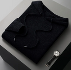 Men's Hooded Loose Knitted Sweater