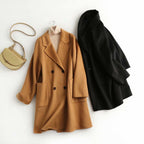 Mid-Length Reversible Woolen Coat