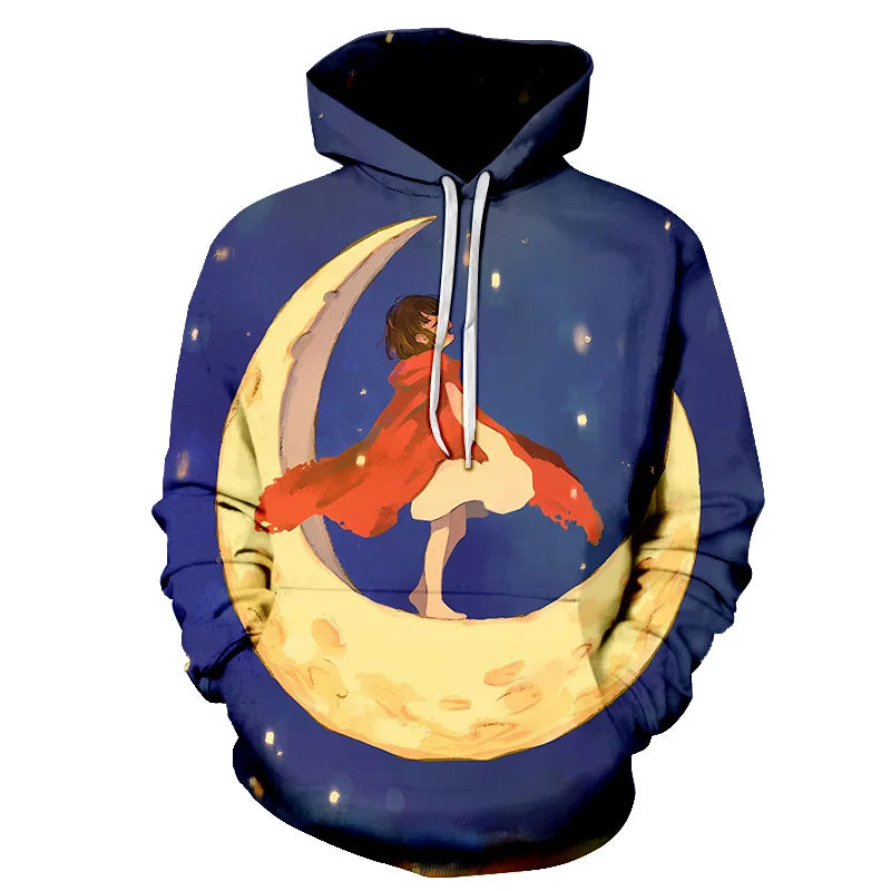 3D Printed Men's Oversized Hoodie Pullover (4XL) | Streetwear