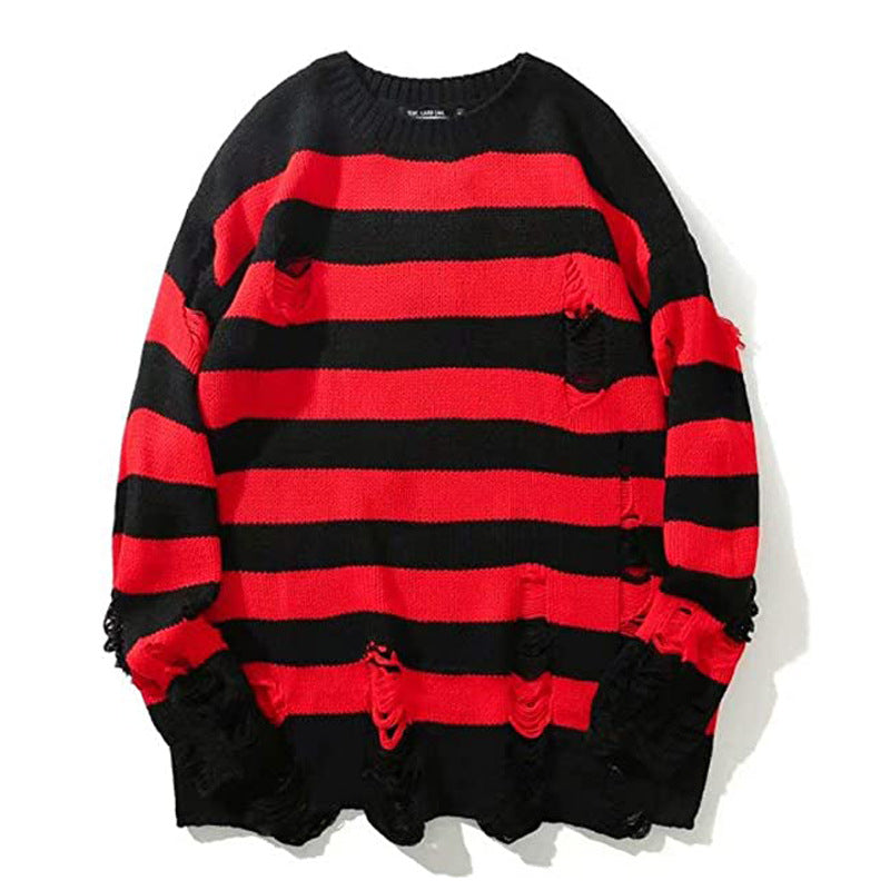 Japanese Loose Fit Couple Cotton Knit Sweater