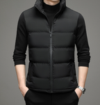 Men's Red Jacket Vest - High-Quality Winter Outerwear