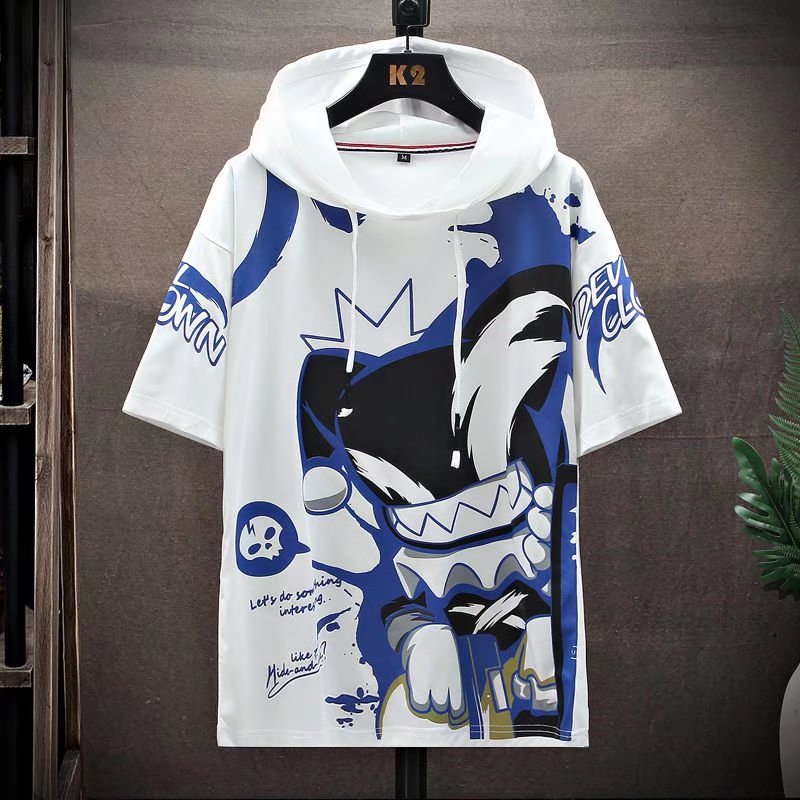 Men's Summer Hoodie - Japanese Street Style Casual Wear | Streetwear