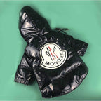 Star Patent Fur Collar Down Jacket for Pets