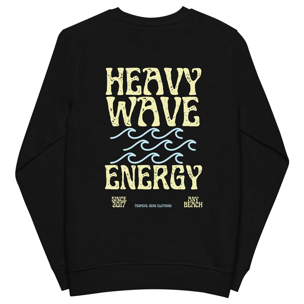 Men's Heavy Wave Energy Organic Sweatshirt | Streetwear