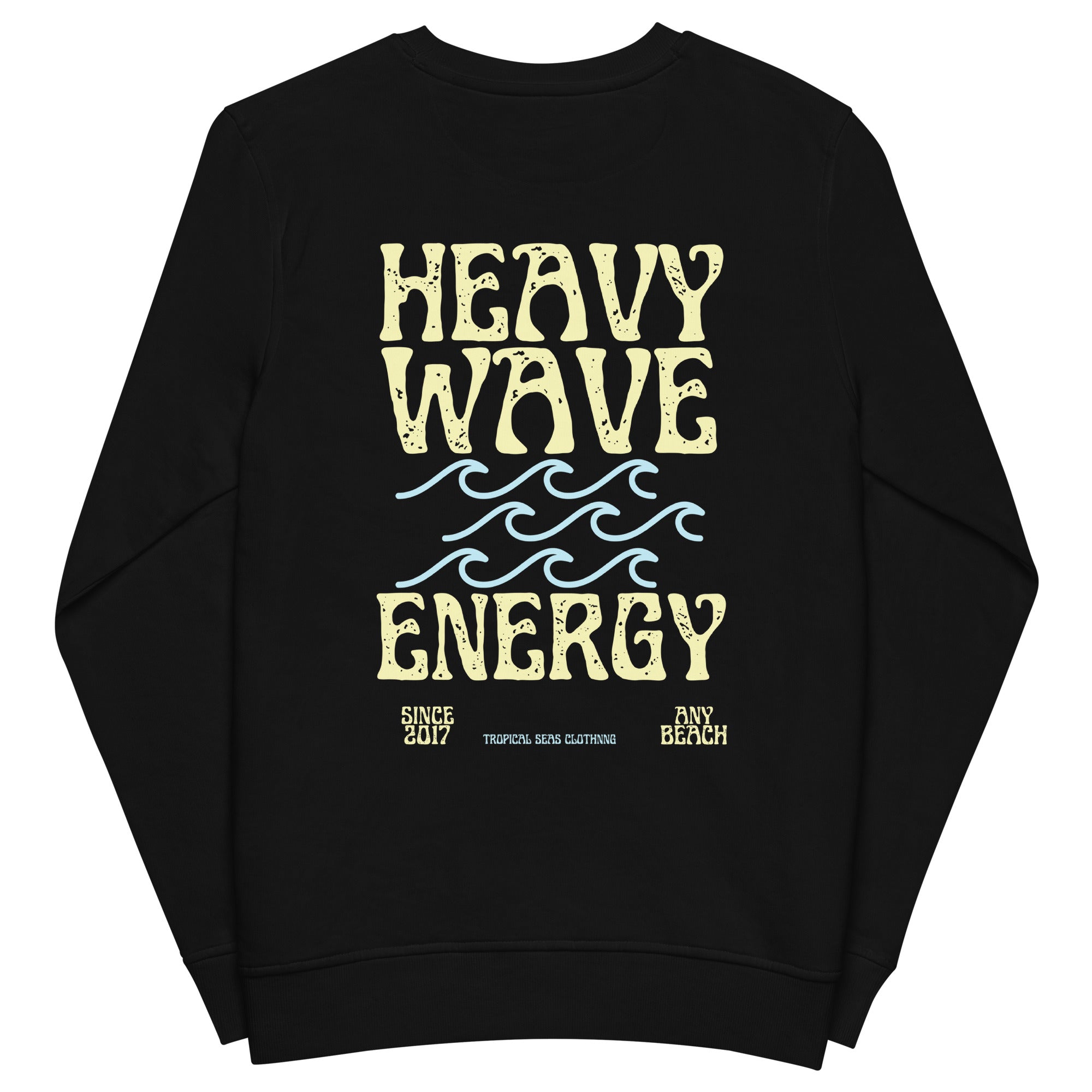 Men's Heavy Wave Energy Organic Sweatshirt | Streetwear