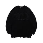 Vintage High Street Washed Split Sweater for Men