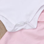 Love Mom Outfit Set with Bodysuit, Pants, and Headband