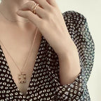 18k Gold Plated Copper Sweater Chain for Women