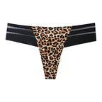 New Plus Size Women's Lace Trim Thong Underwear