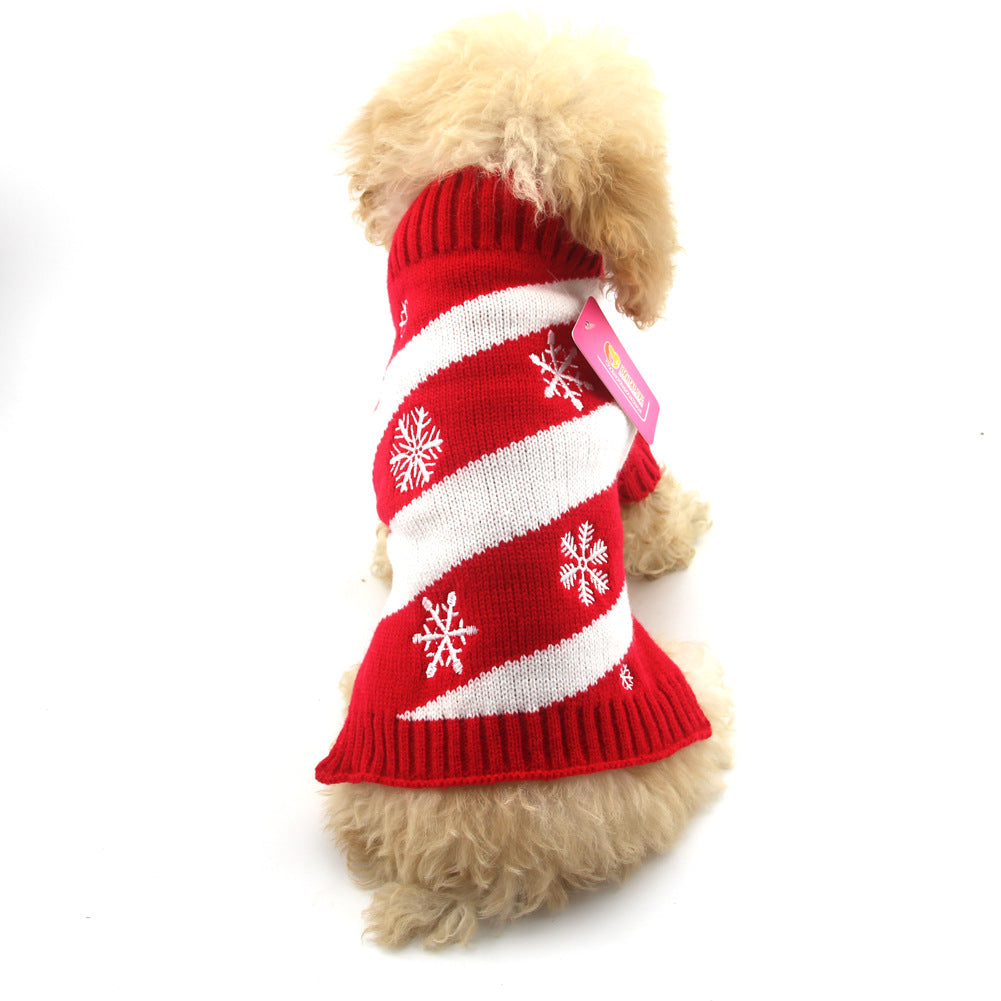 Christmas Pet Sweater for Dogs - Festive Knitwear