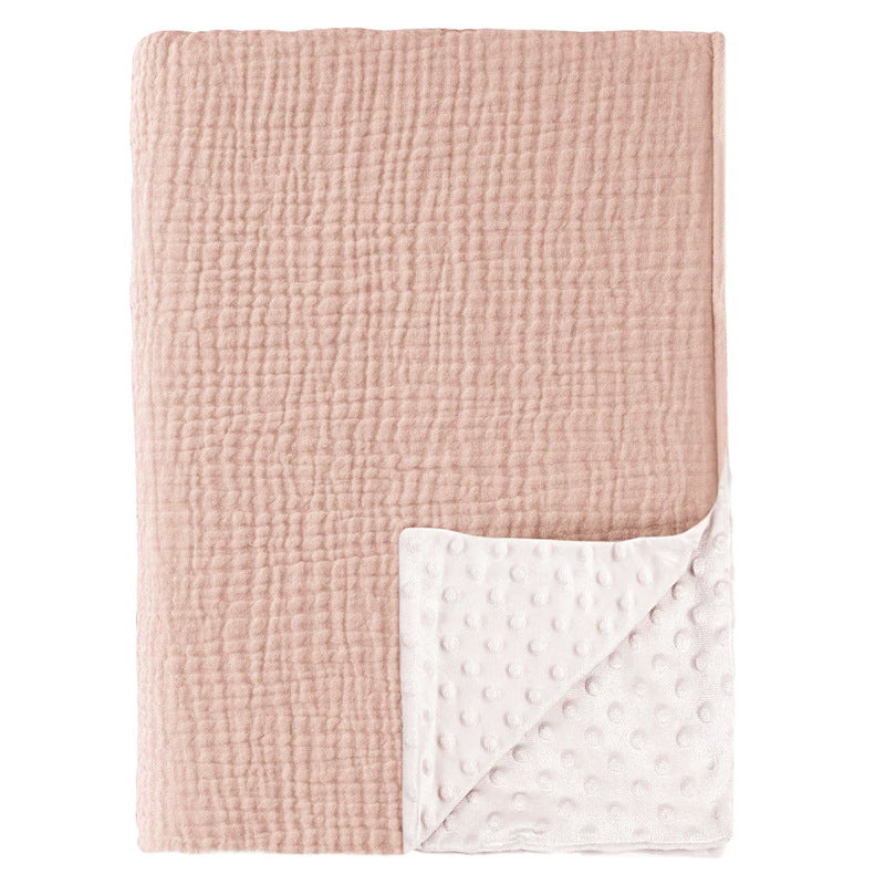 Cotton Fleece Baby Blanket for Spring and Autumn