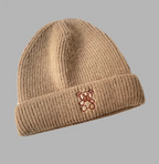 All-Match Bear Knit Hat | Embroidered Cap