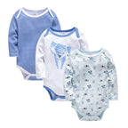 Baby Long Sleeve Bodysuit with Cartoon Design