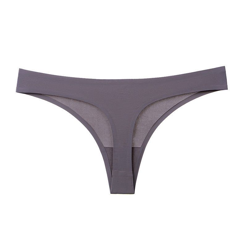 Ice Silk Seamless Thong in Pure Desire Style
