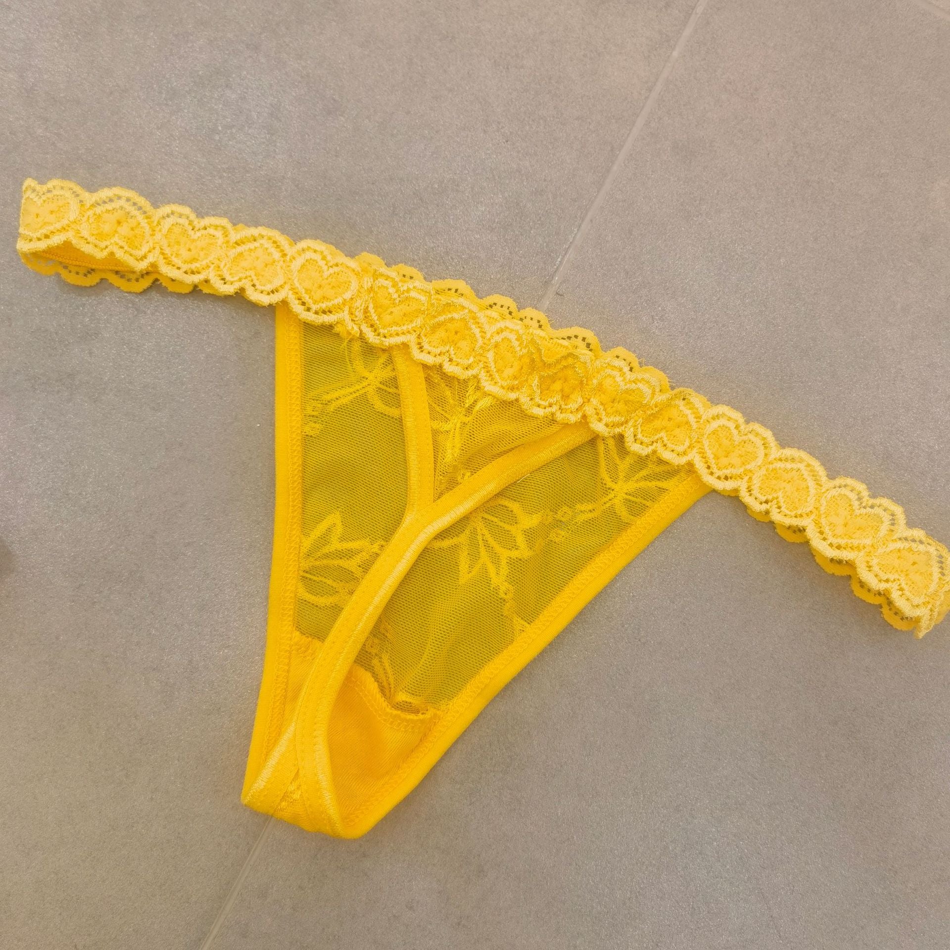 DIY Custom Metal Rhinestone Lace Panties for Women