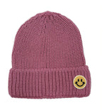 Happy Face Beanie | Embroidered Cap