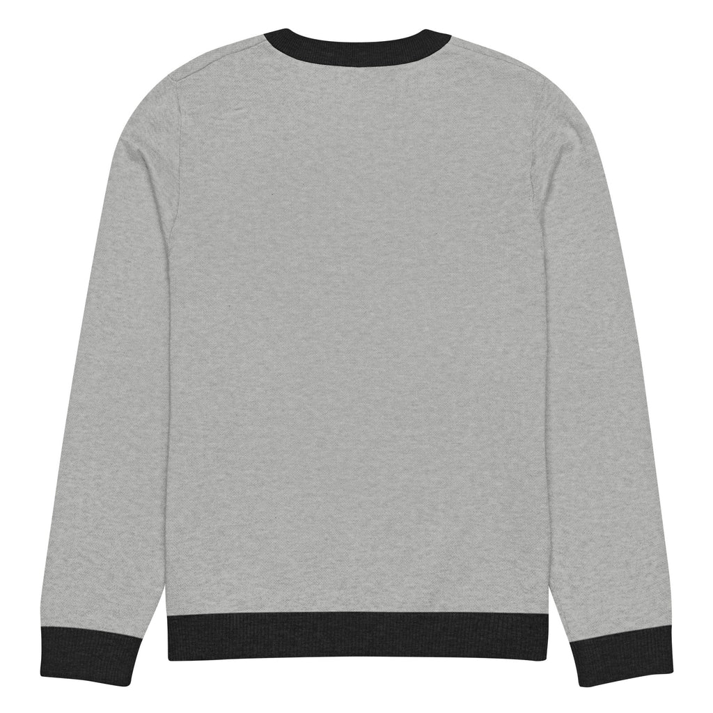 Knitted Whale Tail crew neck sweater