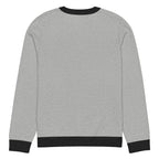 Knitted Whale Tail crew neck sweater