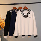 Embroidered Bee Pullover Shirt | Streetwear