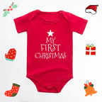 Christmas Deer Red Baby Romper