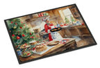Cookies with Santa Claus Mrs. Claus Doormat