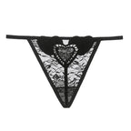 Luxury Korean Style Women's Sheer Heart Shaped Panties