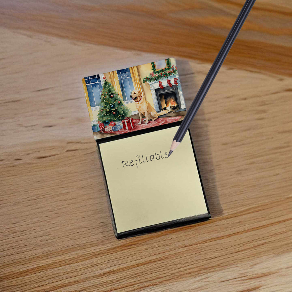 Labrador Retriever Cozy Christmas Sticky Note Holder