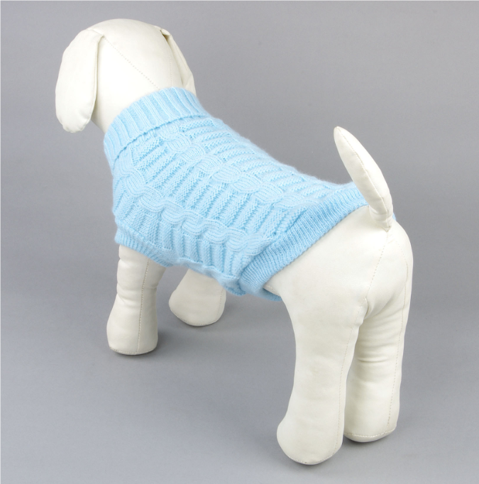 3D High Elastic Solid Color Dog Sweater