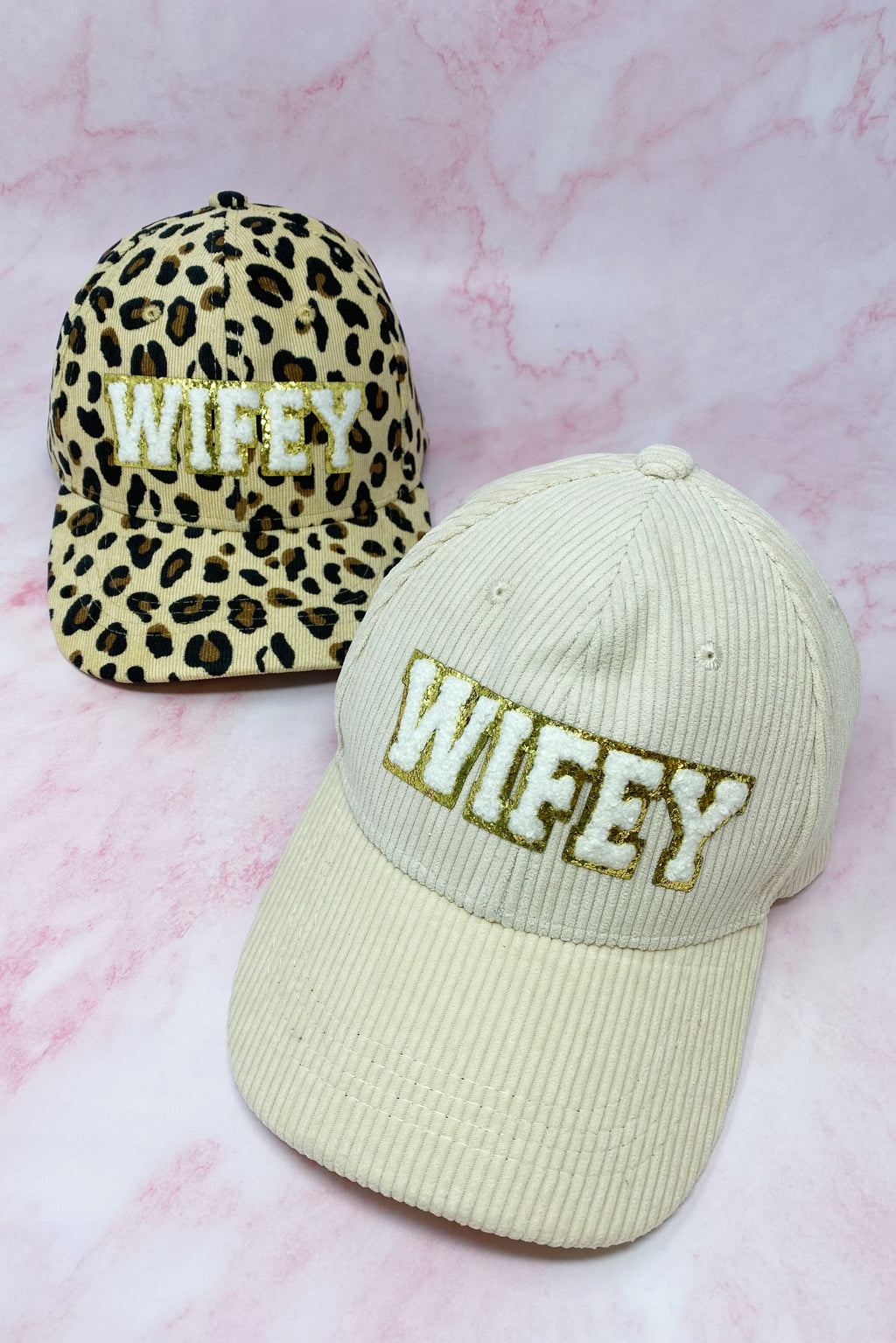 Wifey Corduroy Ball Cap | Embroidered Cap