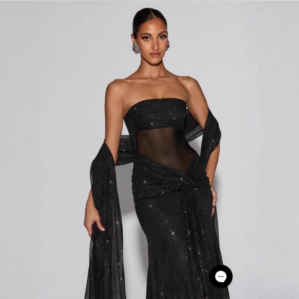 Sequin Fashion Sexy Tube Top Dress