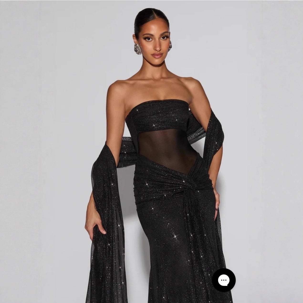 Sequin Fashion Sexy Tube Top Dress