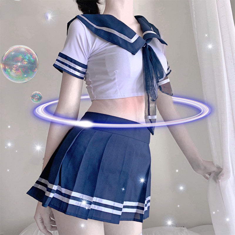 Lingerie Costume Set - Short JK Style Uniform Skirt