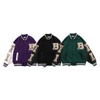 National Tide Letter Embroidery Baseball Jacket