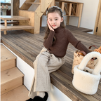 Girls' Half Turtleneck Sweater