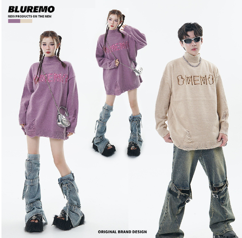 Men's Trendy Round Neck Knitting Pullover Sweater | Streetwear
