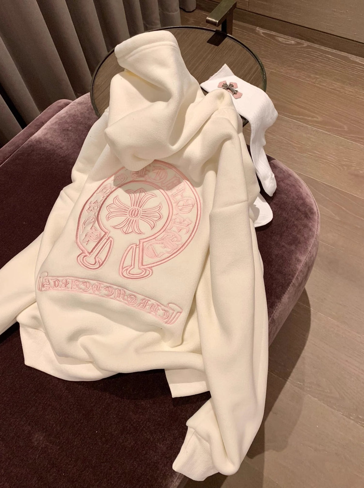 Hooded Mid-length Western Long-sleeve Sweater