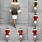 Christmas Women's Long Sleeve Fashion Dress